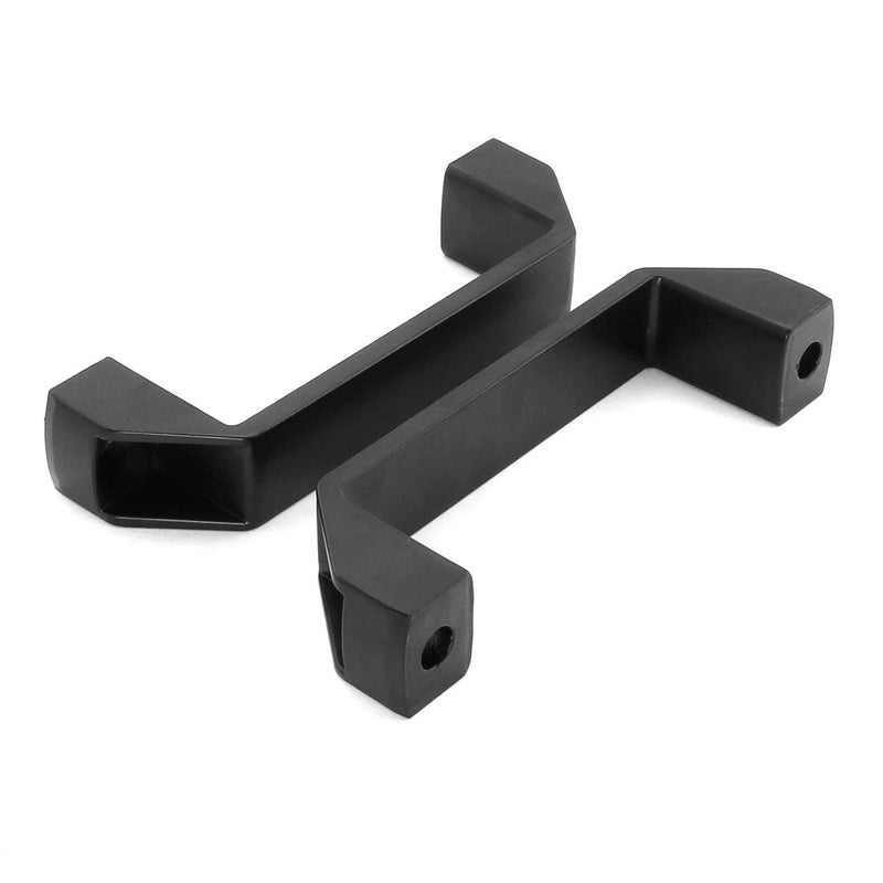 PZRT 2-Pack Black Aluminium Alloy Handle Rectangular Industrial Pull Handle for 20 Series Aluminum Extrusion Profile Accessories 90mm - Image 4